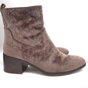 Latigo Earth Velvet Dosay Side Zipper Ankle Boots